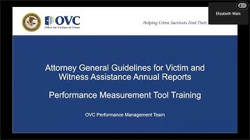 Attorney General Guidelines for Victim and Witness Assistance Training