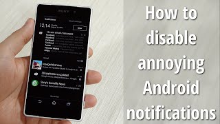 For more details, check out our web site:
http://www.phonearena.com/disabling unwanted notifications in android
is easy as pie. watch the video and see y...