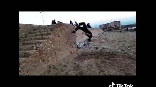 flipping at the trashy beach lebanon tripoli parkour and freerunning.