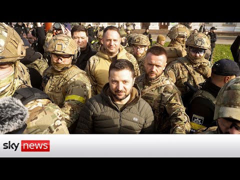 Ukraine War: Zelenskyy visits liberated city of Kherson