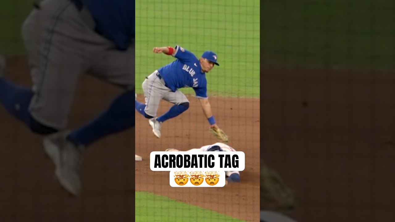 Brandon Valenzuela and Luis Urías put on a show for the out 👏 #MLB #Toronto #BlueJays