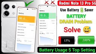 Redmi Note 13 Pro Use Battery Sevar Mode 5 Top Setting, Battery Backup कैसे बढ़ाएं Redmi Note 13 Pro screenshot 5