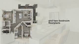 Discover The Studio, 1 Bedroom & 2 Bedroom Floorplans at Aspire at Echelon