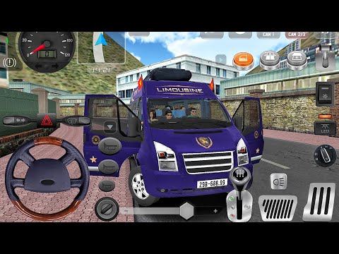 New Minibus Simulator Vietnam 2026 - Limousin Ford Transit Driving 3D - Bus Game Android Gameplay