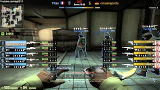 CS:GO mousesports V Titan Dust2 ASUS ROG Winter 2015