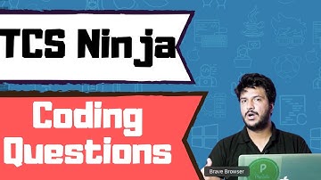 (Asked 25 times) TCS Ninja Coding Questions from Previous Years (TCS Ninja)