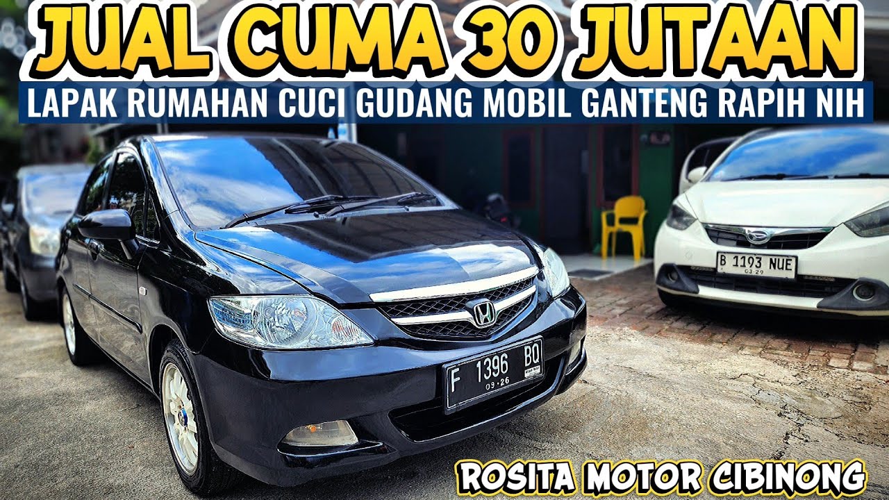 Ganteng nih!! Cuma 30 Jutaan aja Mobil Bekas City Sirion Freed Jazz di Lapak Rumahan Rosita Motor 