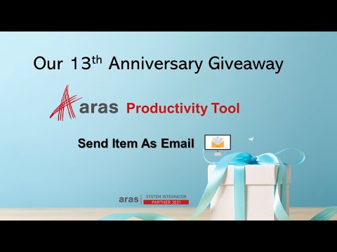 ARAS Tool - Send Item AS Email | Download for Free | SteepGraph's 13th Year Anniversary Giveaway