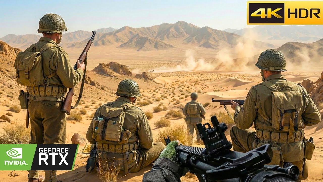 Rats of Tobruk | No Escape in the Deadly Desert | Ultra Realistic Gameplay 4K 60FPS ] Call of Duty