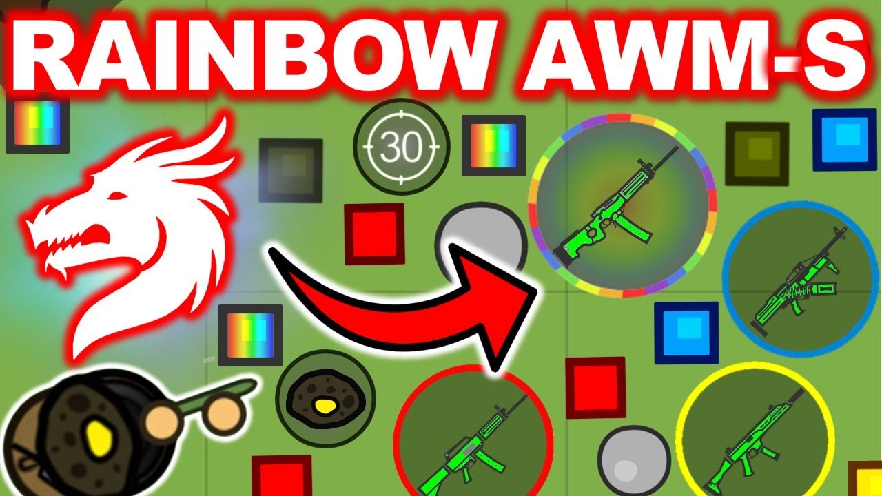 *NEW* RAINBOW AWM-S in SECRET BUNKER! - Surviv.io