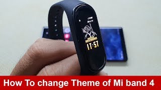 How to change Theme of Mi band 4