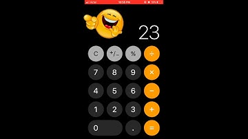 iPhone calculator bug 1+2+3=23! LOL!