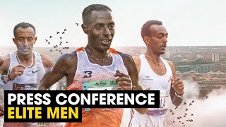 PRESS CONFERENCE: Kenenisa Bekele, Leul Gebresilase, Tamirat Tola, Emile Cairess and Callum Hawkins