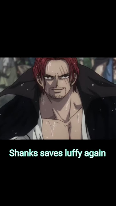 Shanks saves luffy..again#shorts #anime