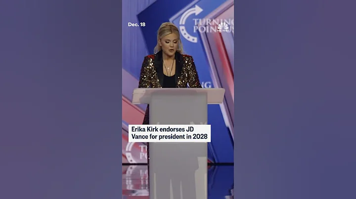 Erika Kirk endorses JD Vance for president in 2028