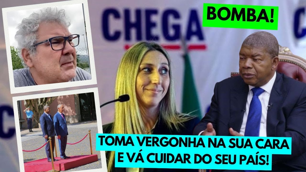 JOÃO LOURENÇO ESCURRAÇADO PELA DEPUTADA PORTUGUESA, CRISTINA RODRIGUES APÓS ESTE MOSTRAR INCOMO