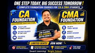 Best CA Foundation &amp; CMA Coaching Online | Full Support + Study Material