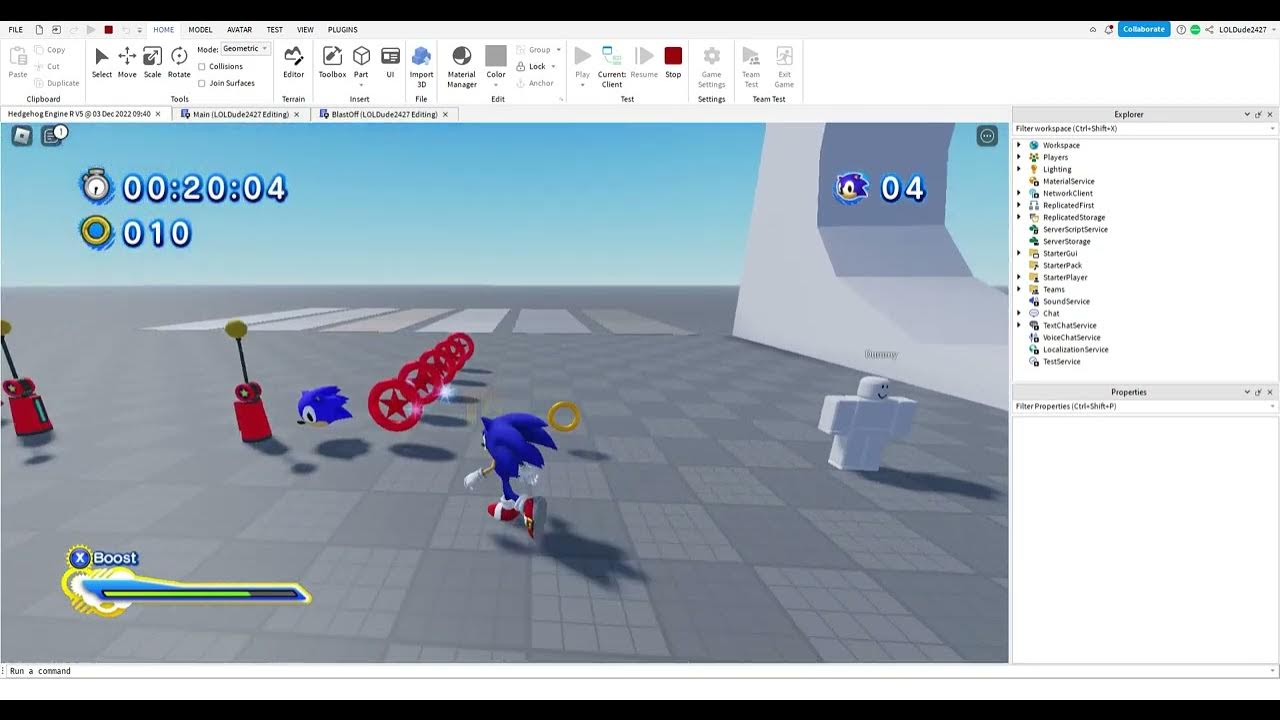 Boosting - Hedgehog Engine R V5 - YouTube