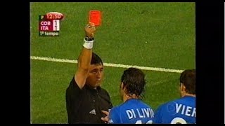 CORÉIA DO SUL 2X1 ITÁLIA OITAVAS COPA 2002 GLOBO