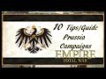 Empire:  Total War Prussia Campaign Top 10 Tips / Guide