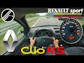 Renault Clio 2 RS 2 0 16V Sport 169 PS Top Speed Drive German Autobahn No Speed Limit POV 