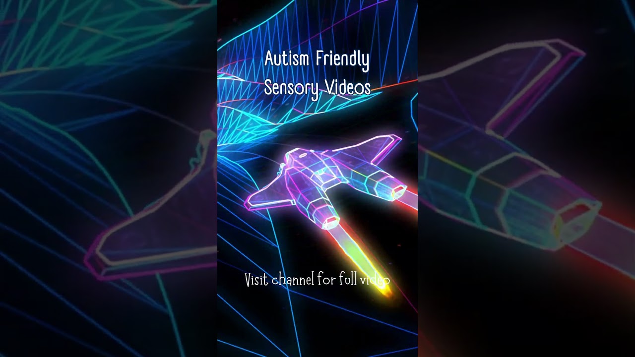 Guarda Neon Spaceship Flying Through Space | Autism Sensory Calming Visuals and Music | Meltdown Relief su YouTube Guarda Neon Spaceship Flying Through Space | Autism Sensory Calming Visuals and Music | Meltdown Relief su YouTube