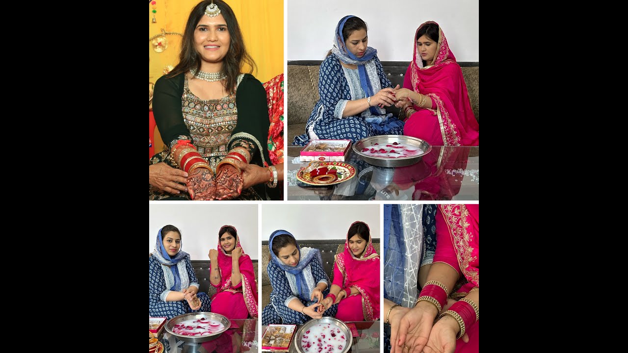 Punjabi Chooda Vadhana Rasam | Chooda Removal Ceremony | Punjabi Rituals | Family Vlog | 