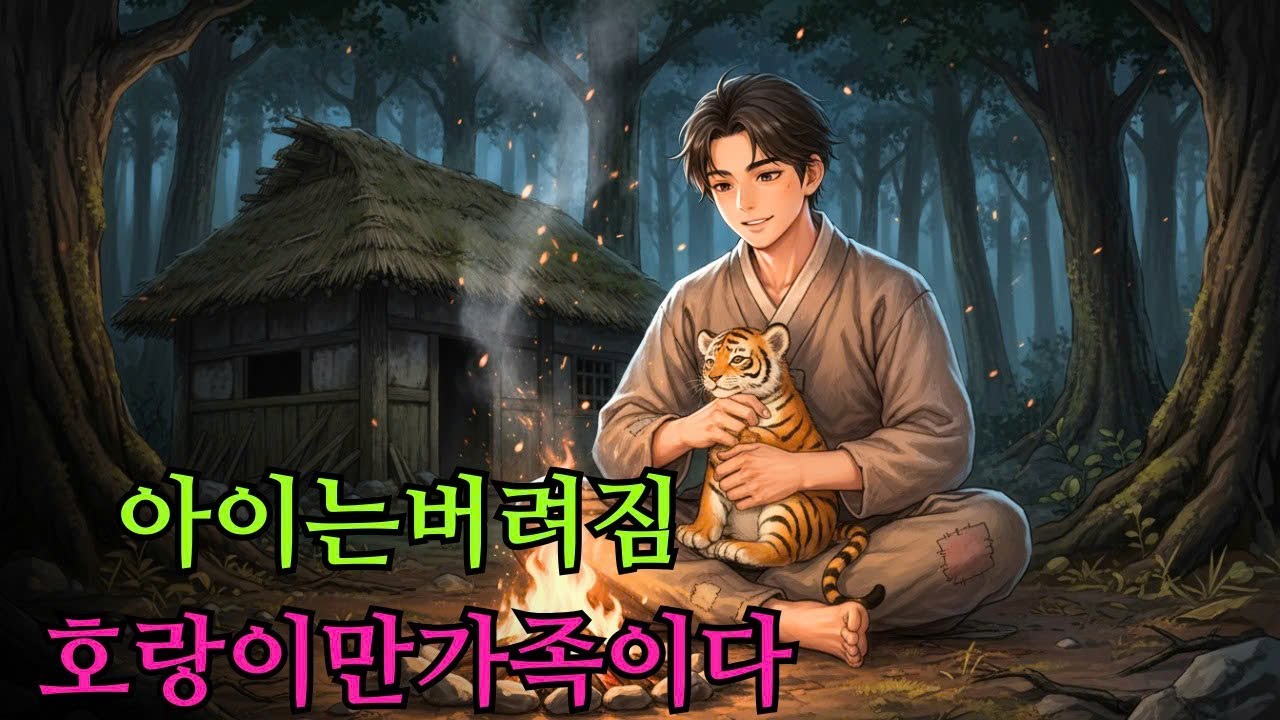 버려진 아이에게는 호랑이 새끼 한 마리만이 유일한 가족이었다. |민담 |전설 |설화 |옛날이야기 |오디오북