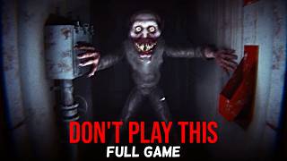 Don't Play This - Full Game | Why Did I Watch This? | Psychological Horror Game