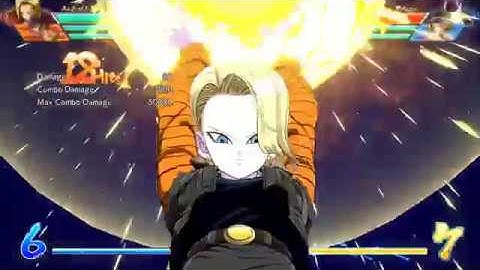Android 18 Midscreen BnB Combo w/ Goku Black Assist