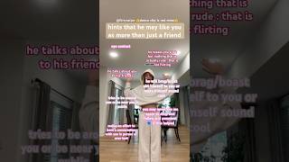 hints that he may like you as more than a friend #flirt #crush #boyfriend #girlfriends #relationship