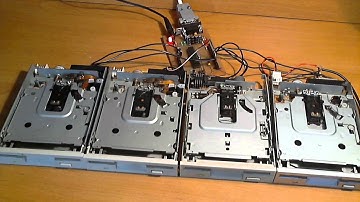 Floppy music | Imperial March (4FDD+ Arduino UNO)