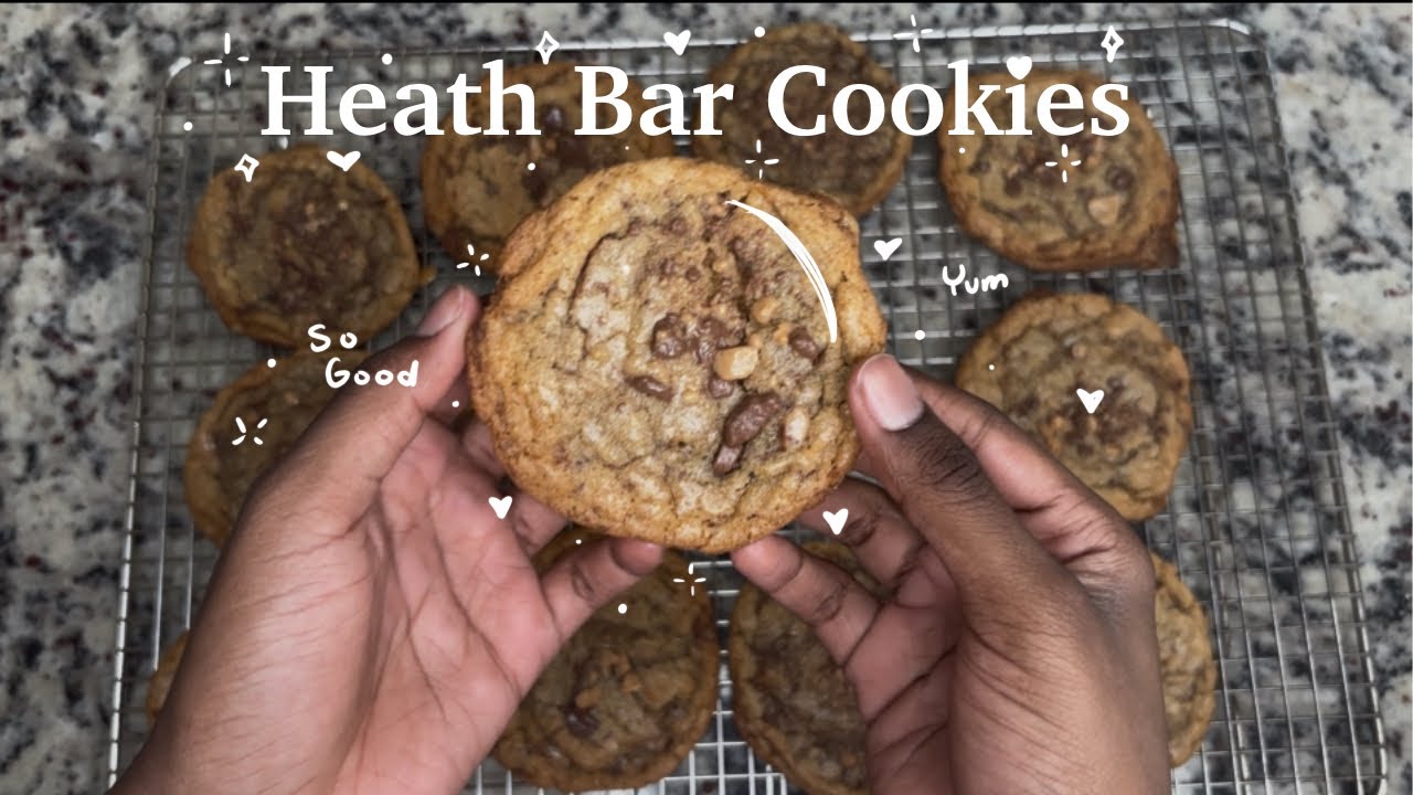 HEATH BAR COOKIE RECIPE 🍪🍫
