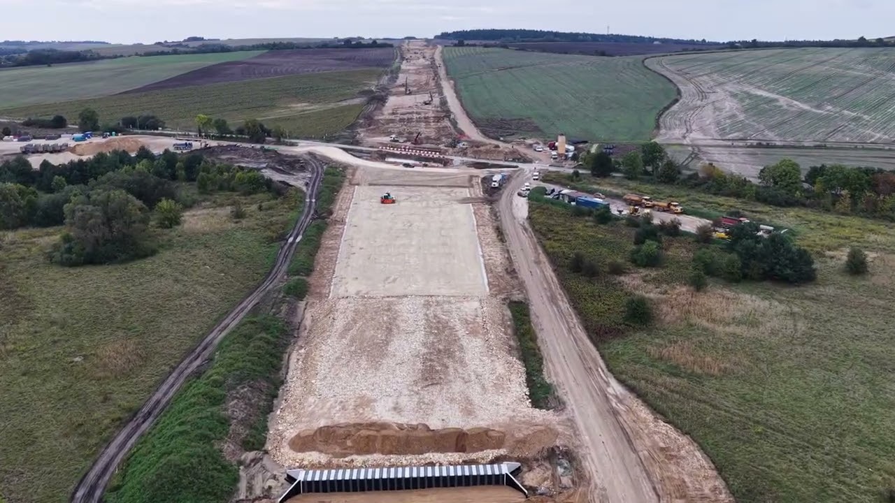 Budowa obwodnicy Zawiercia 01.10.2025 - I