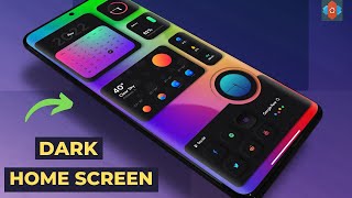 How to create dark home screen using nova launcher | Nova launcher setup 2022 screenshot 4