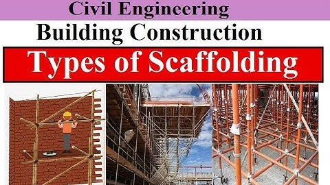 Types of Scaffolding | Scaffolding | Building Construction | Civil Engineering