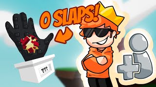 How To Get Retro Glove With 0 Slaps And Only 1 Friend Slap Battles Roblox
