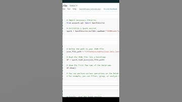 Databricks Read Json File Using Apache Spark Short #shorts #trendingshorts  #databricks  #azurecloud