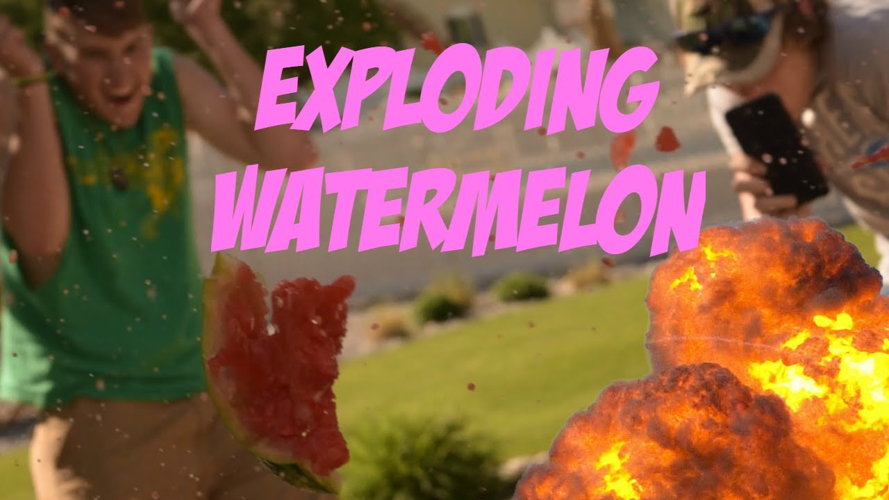EXPLODING WATERMELON CHALLENGE