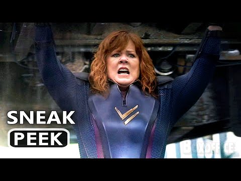 THUNDER FORCE "Let's Throw a Bus" Clip Trailer (2021) Melissa McCarthy Movie