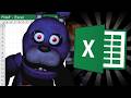 Hice FNAF pero EXCEL?!