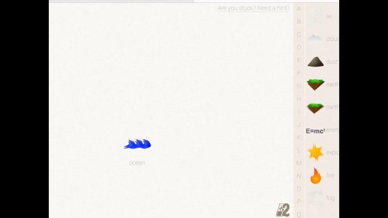 How to make “ocean” in little alchemy 1 YouTube