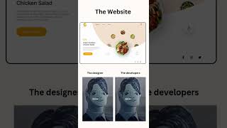 Next-Level Restaurant Website Design | #shortsvideo #shorts