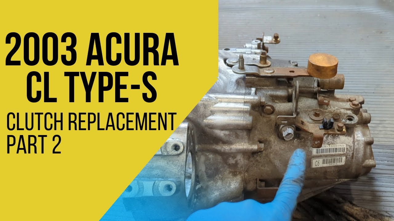 2003 Acura CL Clutch Replacement - Part 2 Transmission Removal And Clutch Replacement