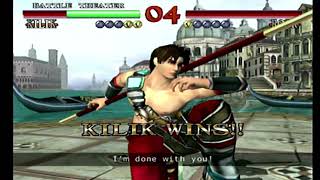 Soul Calibur(Dreamcast)-Kilik vs Rock VI