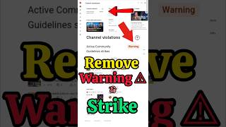 youtube warning strike remove | how to remove youtube warning strike | remove youtube warning strike