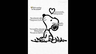 All by urself #capcutediting #capcut #fypシ゚viral #nobatido #edit #snoopy #woodstock #fypシ #tvgirl