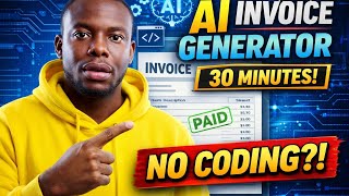 I Built an AI Invoice Generator with Google AI Studio & Stitch (No Code)
