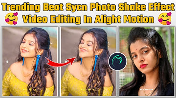 🥰 Manike Mage Hithe Status Shake Effect Video Editing In Alight Motion | manike mage hithe status🔥