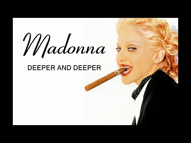 Madonna - Deeper And Deeper (Instrumental) - YouTube